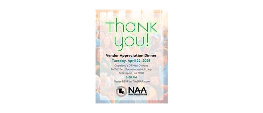 Vendor Appreciation Dinner