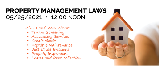 5-25-2021 Property Management Laws