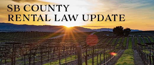 SB County Rental Law Update