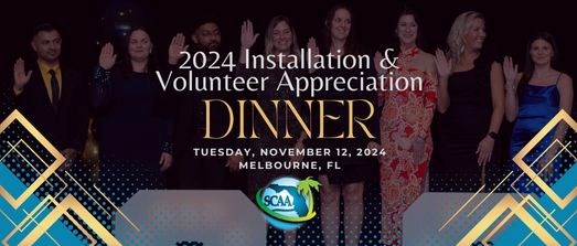 SCAA 2024 Installation & Volunteer Appreciation Dinner