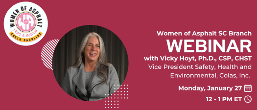 Women of Asphalt SC Branch Webinar with Vicky Hoyt