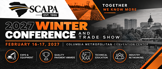 SCAPA 2027 Winter Conference & Trade Show: February 16-17, 2027