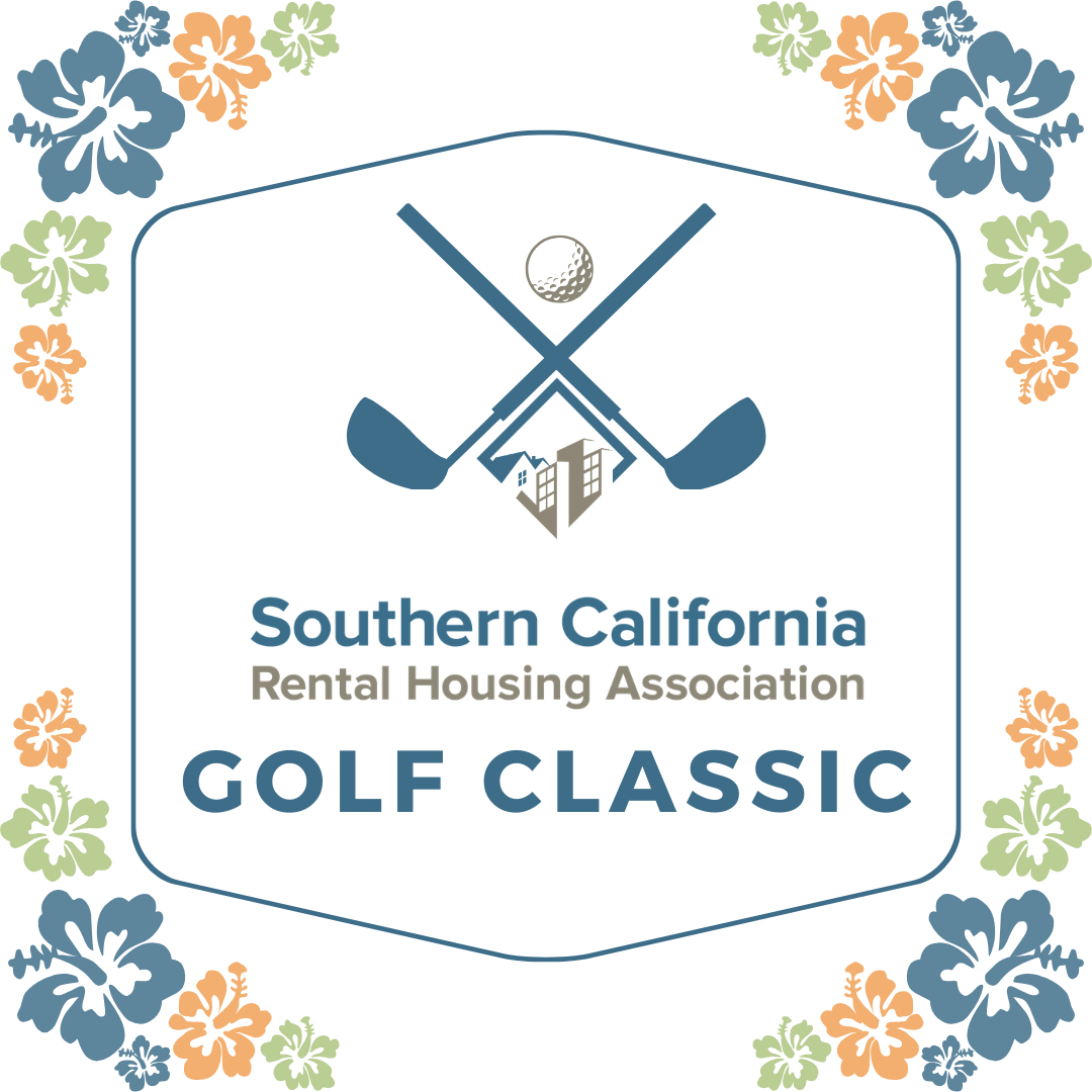 golf classic logo surrounded by hibiscus flowers