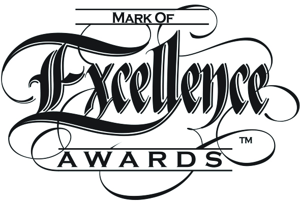 Mark of Excellence Logo in Black