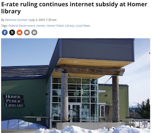 E-rate ruling continues internet subsidy at Homer library