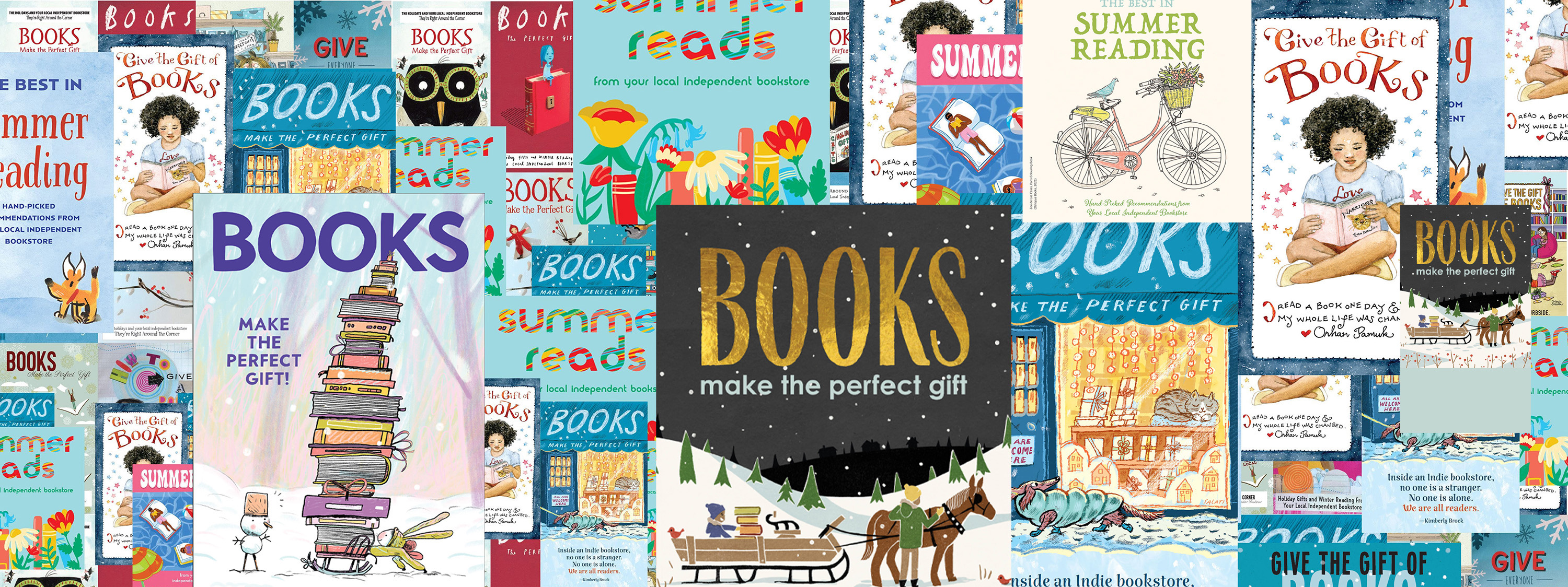 collage of seasonal catalog covers