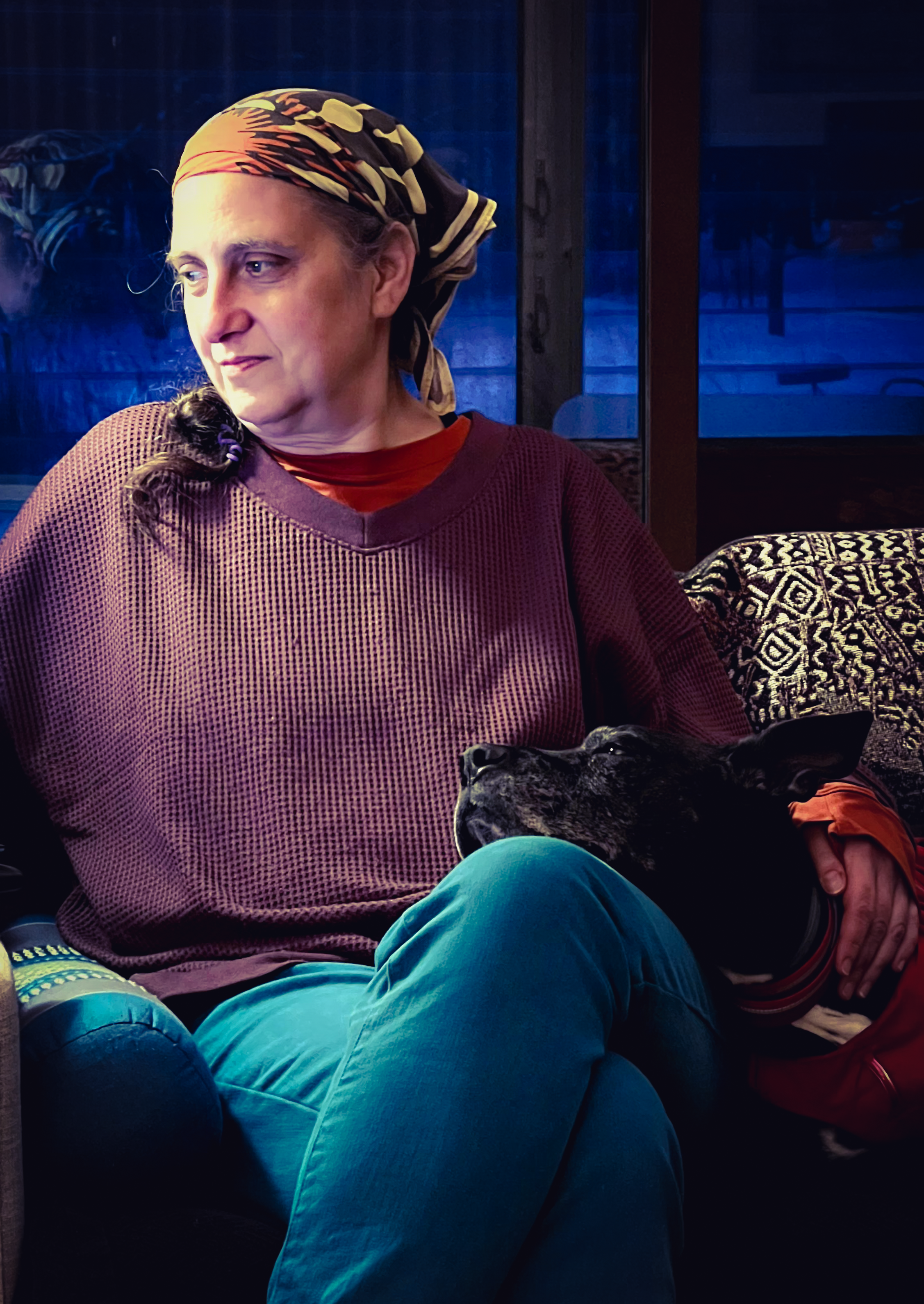 Nicki Leone with Lucy, photo by Gabby Kelley