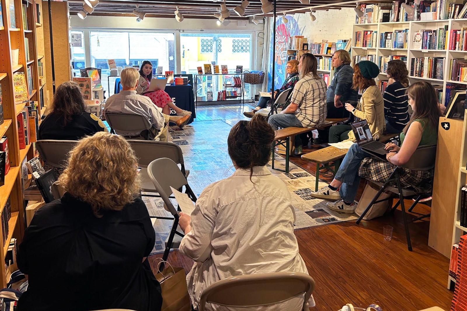 Author event at a SIBA bookstore