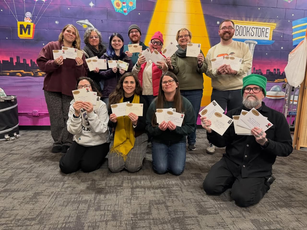 Carmichael's Bookstore Letter Writing Campaign, photo credit Carmichael's Bookstore