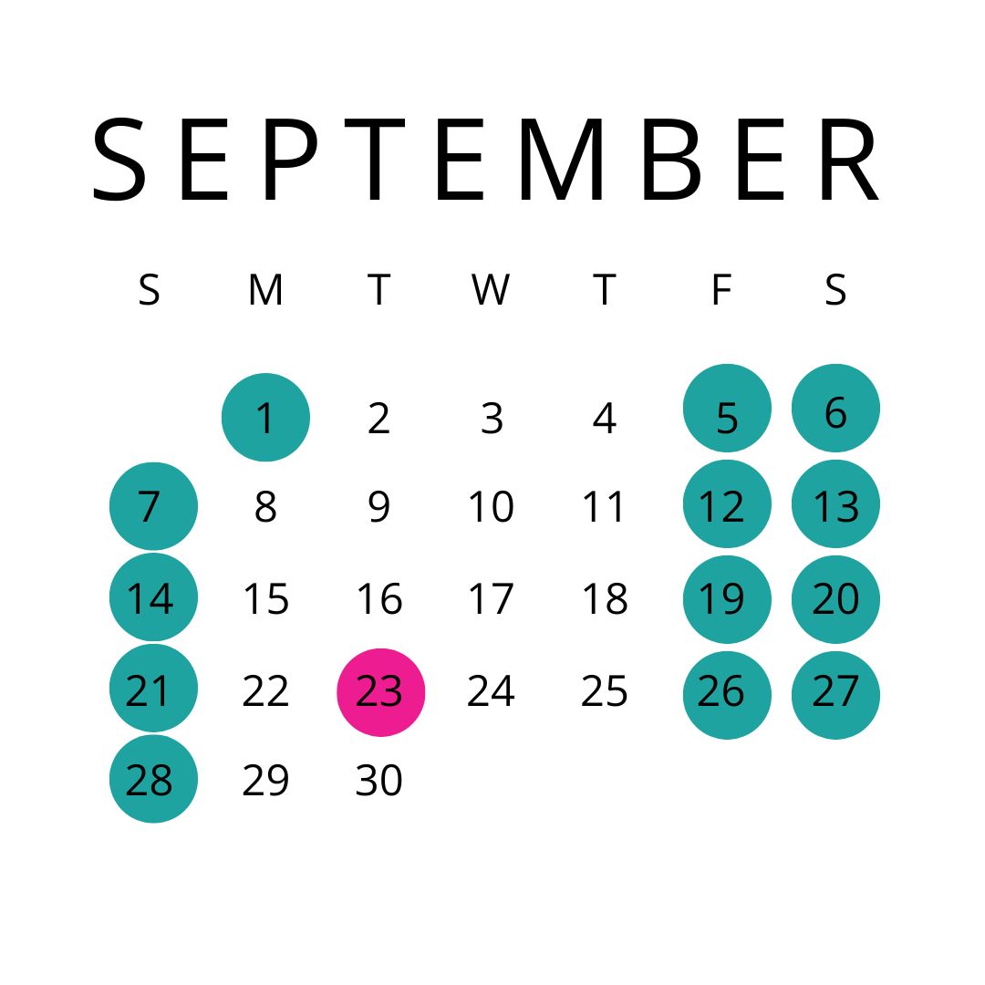 September Calendar