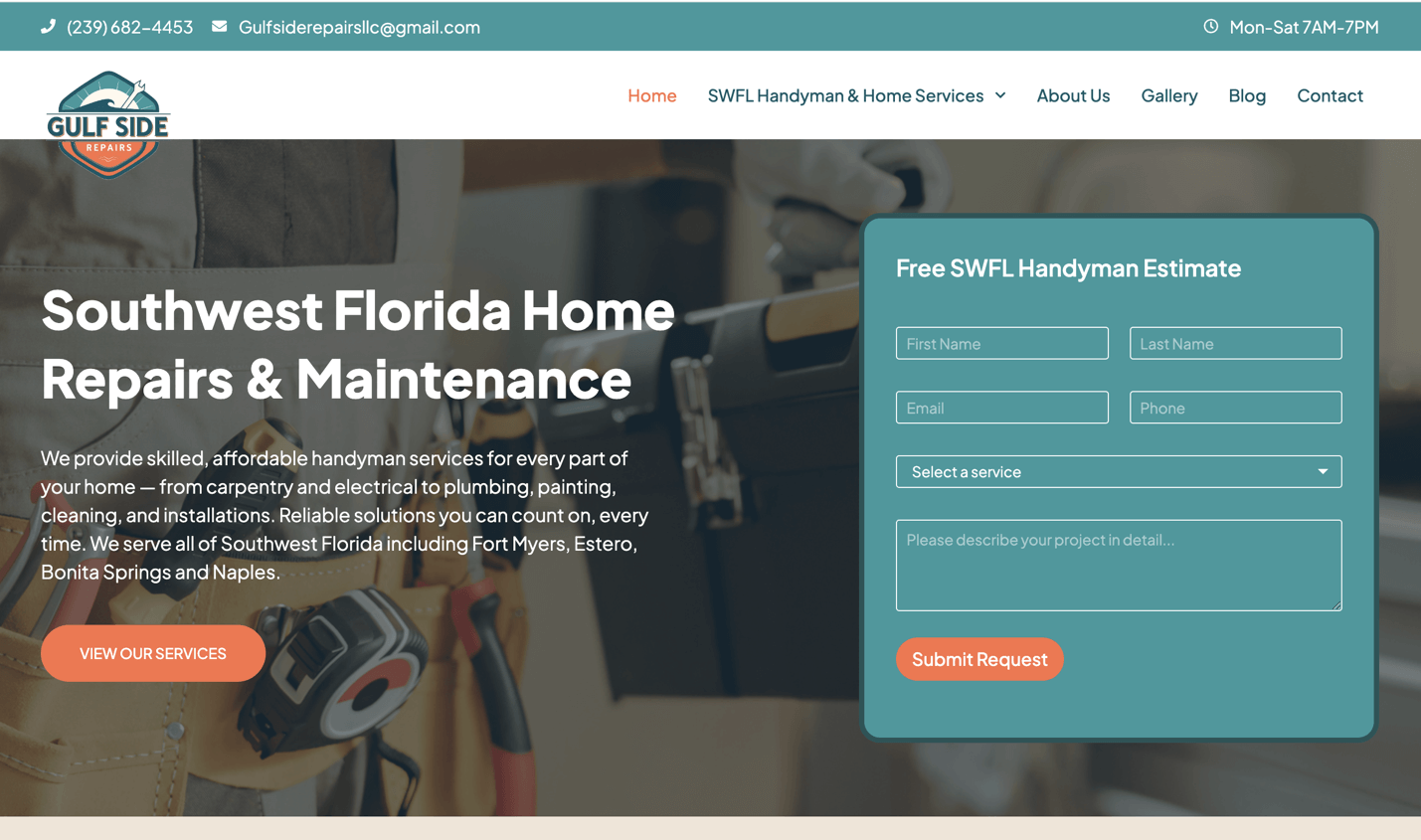 A home maintenance login pageAI-generated content may be incorrect.