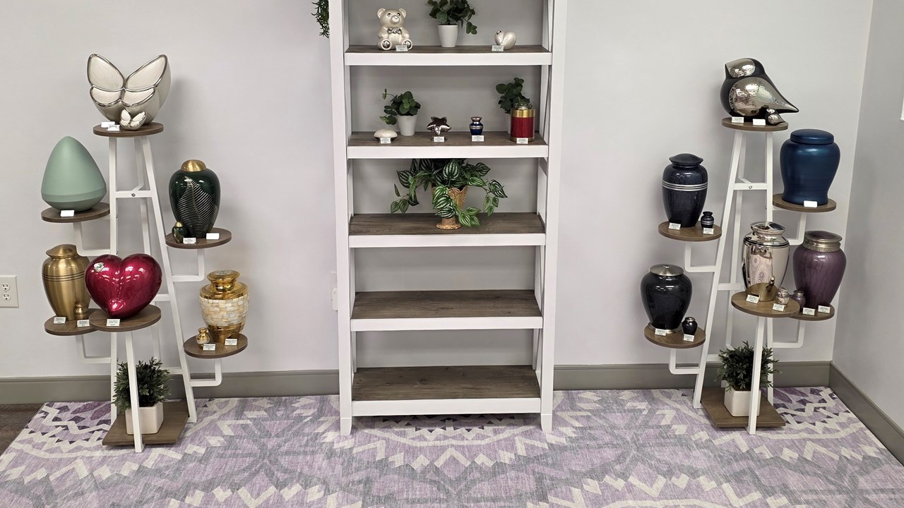 A. Roese Cremation Office Urn Display