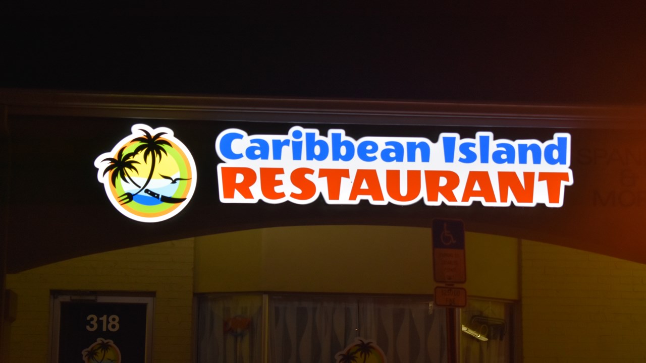 Lit Cabinet sign