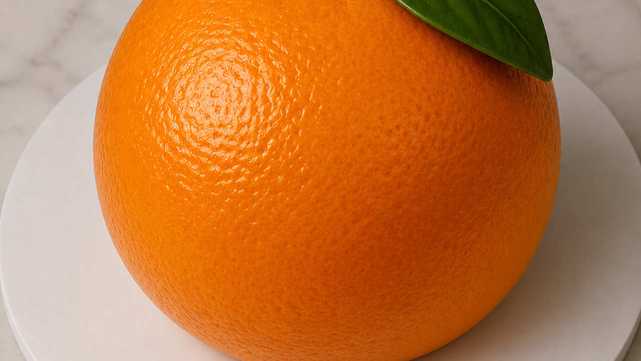 Orange Fruit Pastry