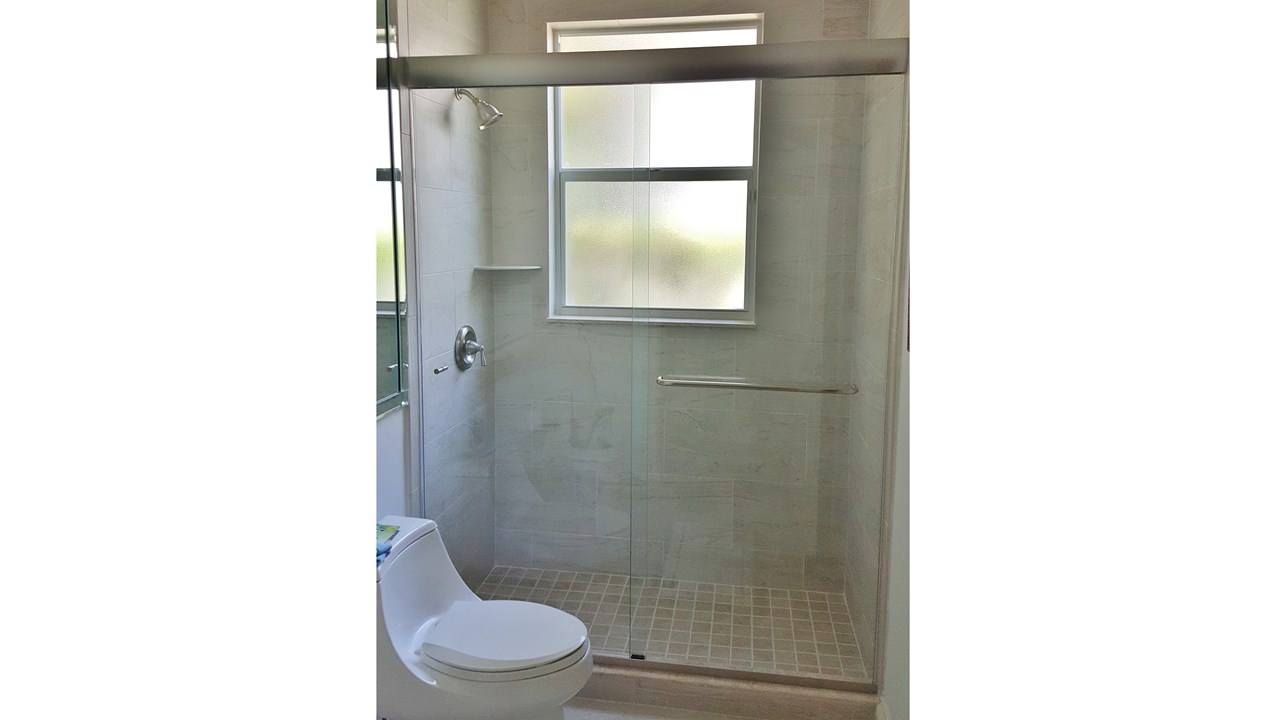 Bypass Style Shower Enclosure