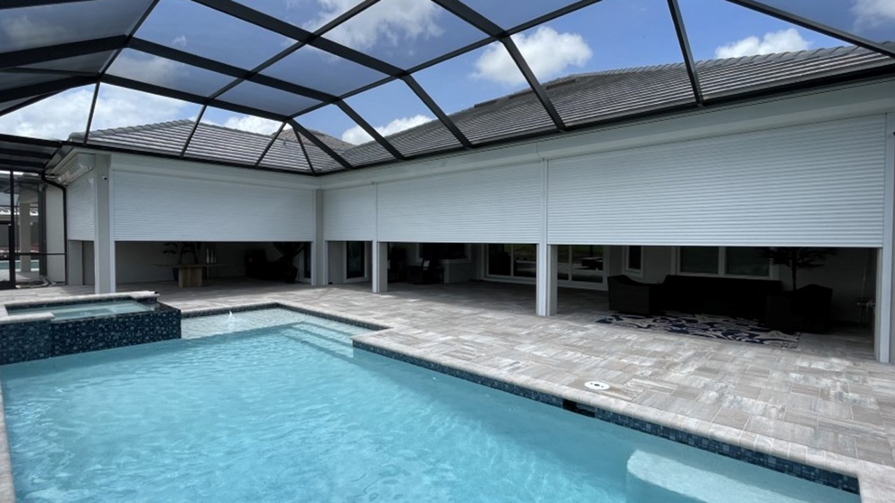 motorized hurricane shutters installed in Naples, FL