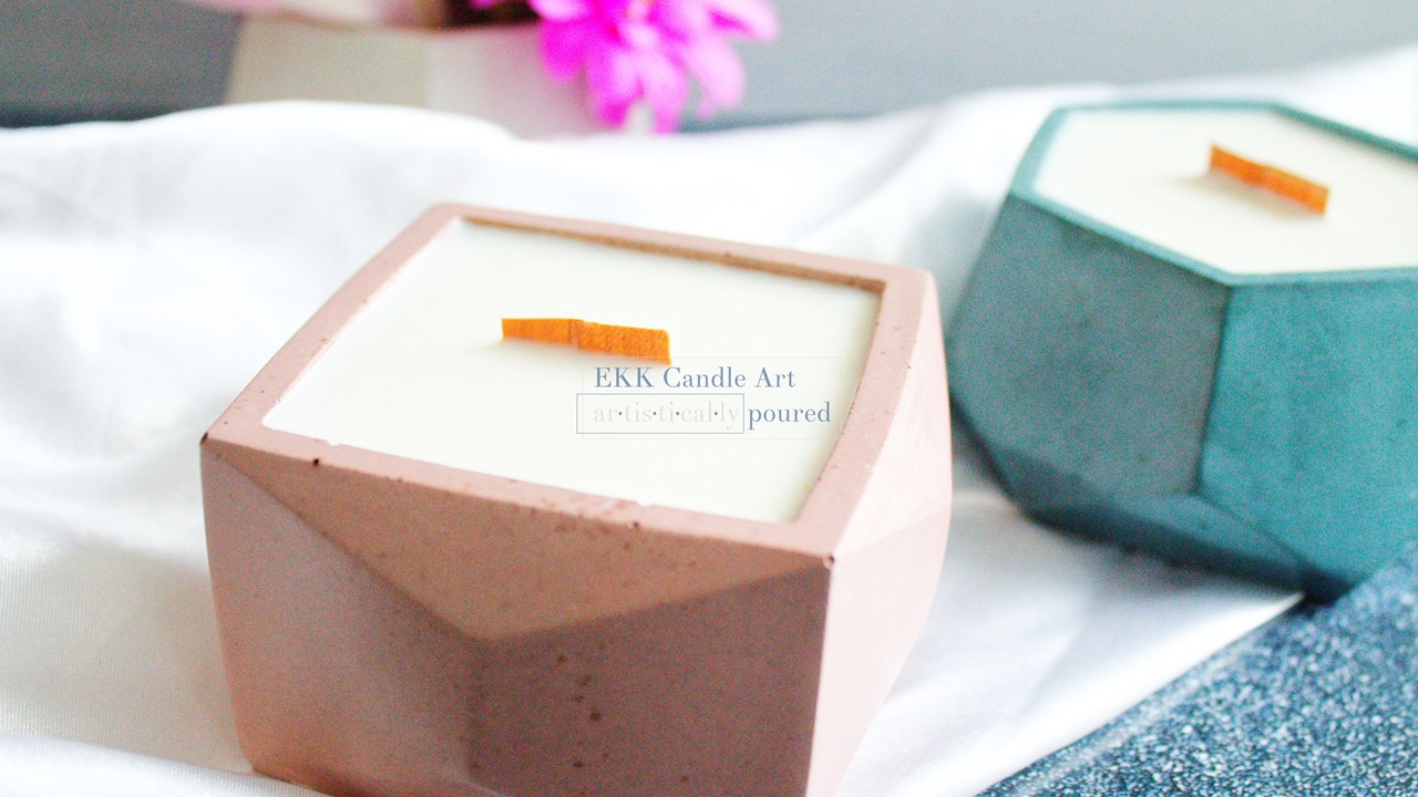 Concrete Vessel Candle