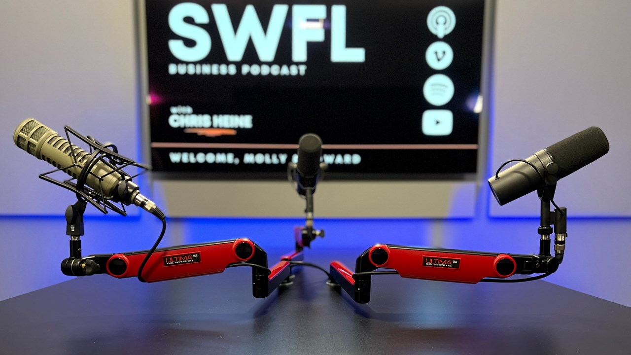 Podcast Studio - Mic Arms