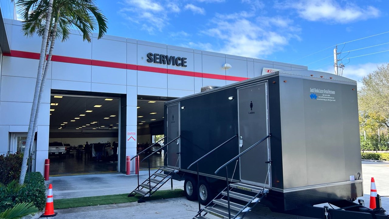 Comercial Rental Restrooms for emergencies 