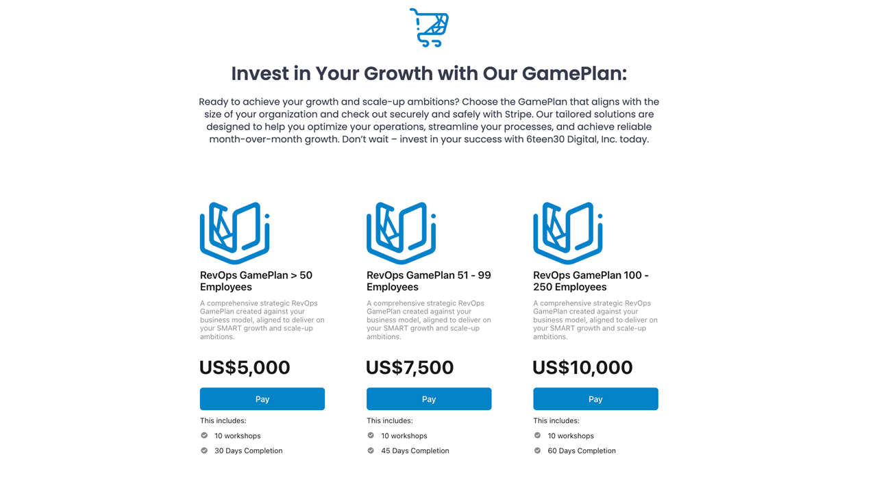 GamePlan Pricing