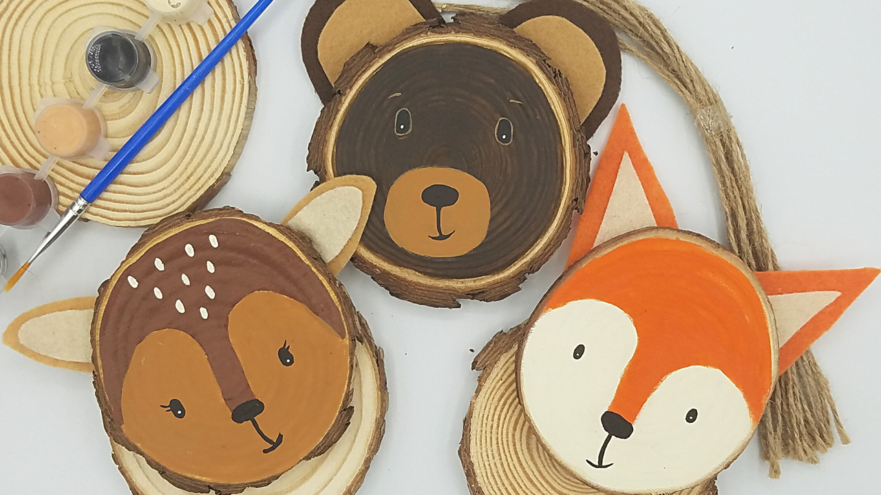 Woodland Creatures Painting Kit