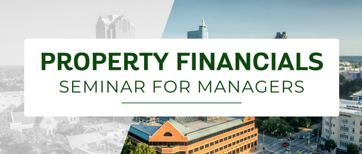 Property Financials Seminar for Managers