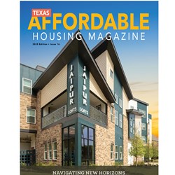 Texas Affordable Housing Magazine Ad - Half Page