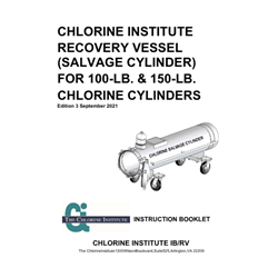 IB/RV)  Instruction Booklet Recovery Vessel for 100-lb. & 150-lb. Chlorine Cylinder