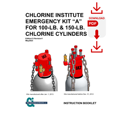 IB/A) Instruction Booklet Emergency Kit "A" for 100-lb. and 150-lb. Chlorine Cylinders - DL