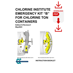 IB/B) Instruction Booklet Emergency Kit "B" for Chlorine Ton Containers - DL