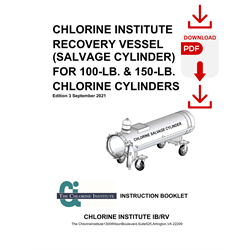 IB/RV)  Instruction Booklet Recovery Vessel for 100-lb. & 150-lb. Chlorine Cylinder - DL