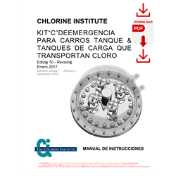 IB/C) Spanish Instruction Booklet Emergency Kit "C" for Chlorine Tank Cars and Tank Trucks - DL
