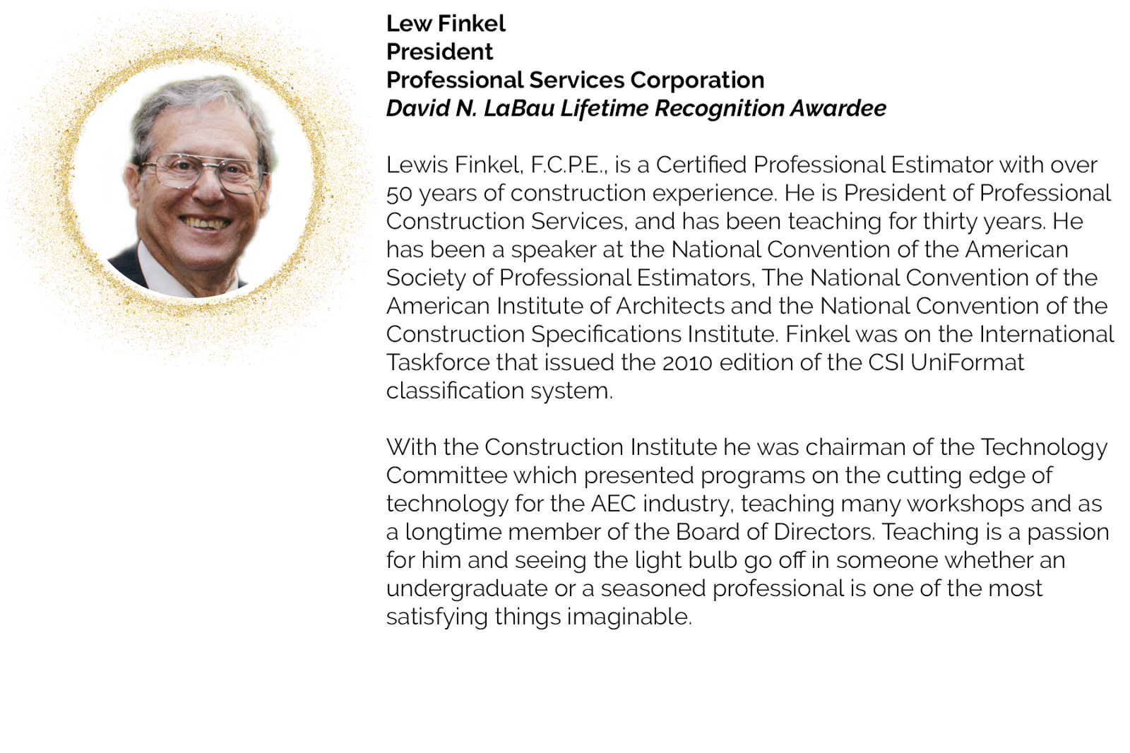 Lewis Finkel, Professional Services Corporation