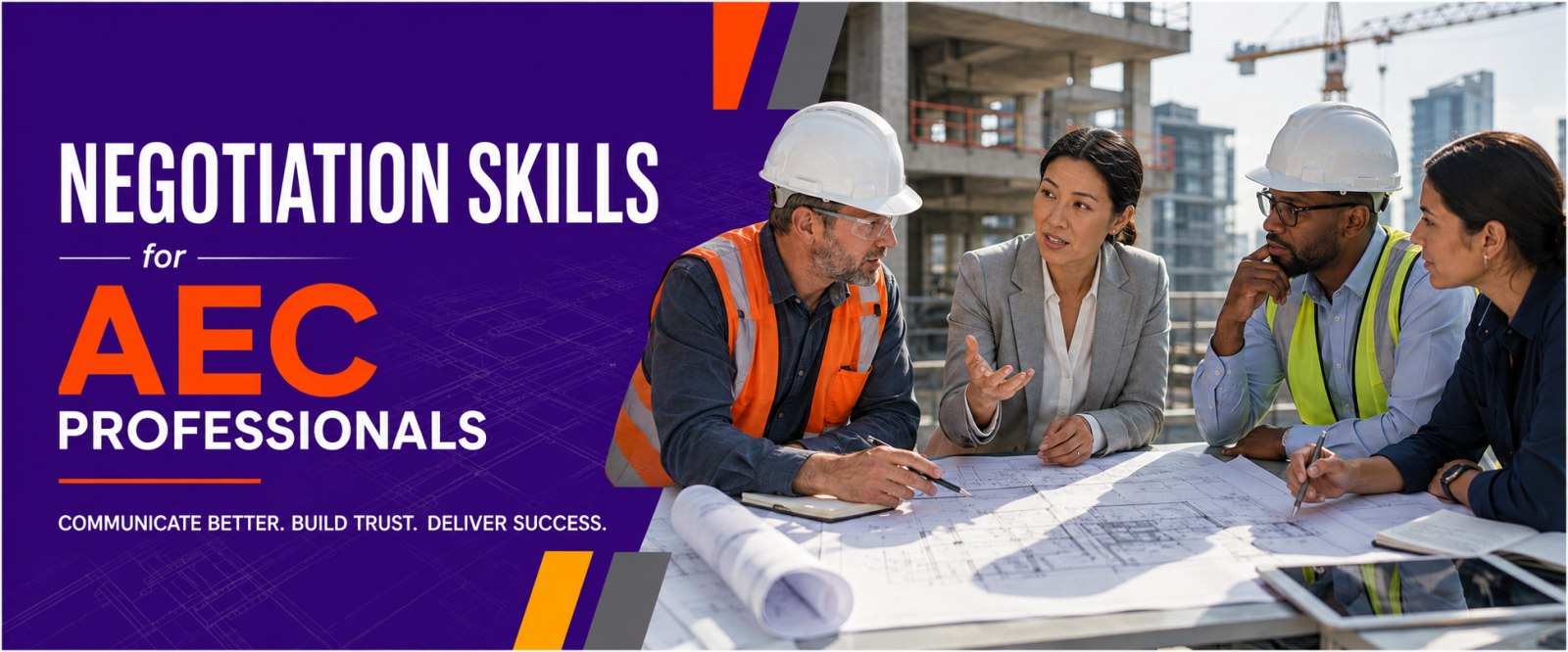 Negotiation Skills for AEC Professionals workshop banner