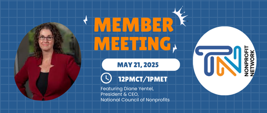 TNN MEMBER MEETING: Featuring Diane Yentel, National Council of Nonprofits