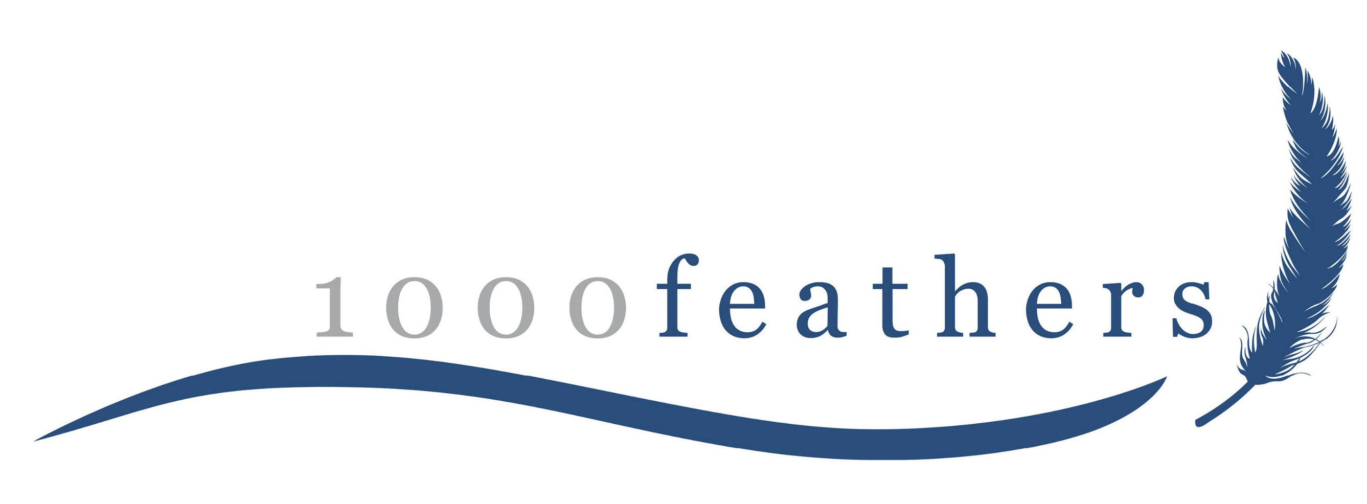 1000 feathers logo