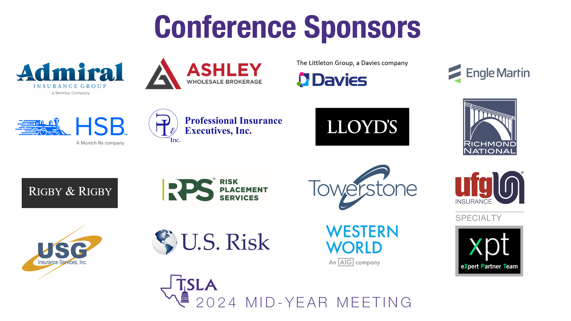 Conference Sponsors