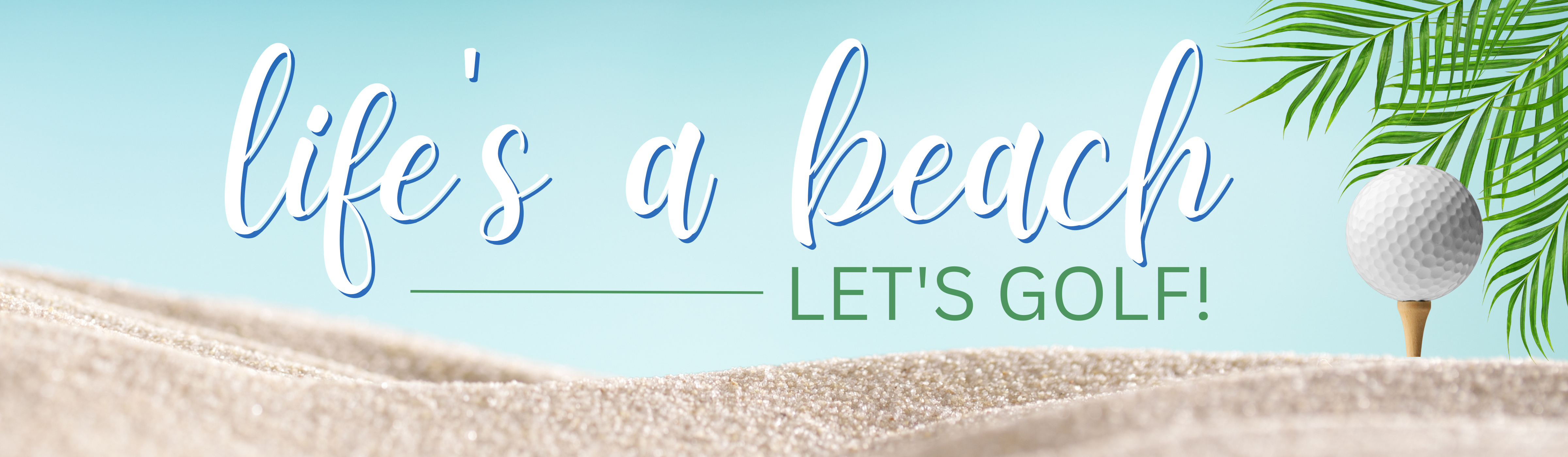 life's a beach graphic