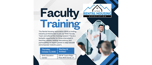 2025 RHA Fall Faculty Training -