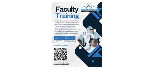 June 2026 RHA Faculty Training