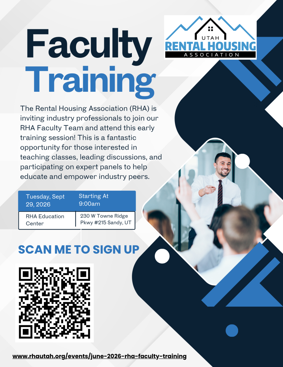 Faculty Meeting Flyer