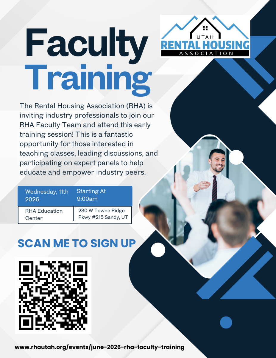 Faculty Meeting Flyer