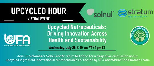 Upcycled Nutraceuticals: Driving Innovation Across Health and Sustainability