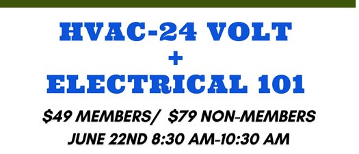 HVAC 24 Volt + Electrical 101