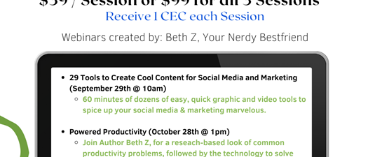 29 Tools to Create Cool Content Webinar