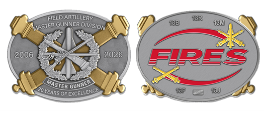Master Gunner Birthday Coin Project 