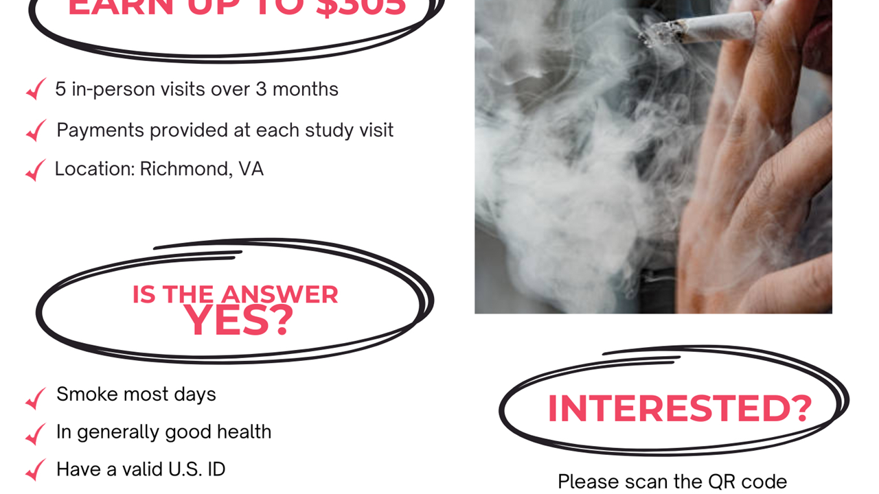 Recruitment for Upcoming Trial on Smoking Cessation - Please Share!