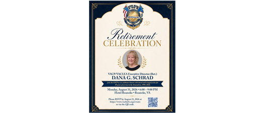 Retirement Celebration for VACP/VACLEA Executive Director (Ret) Dana Schrad