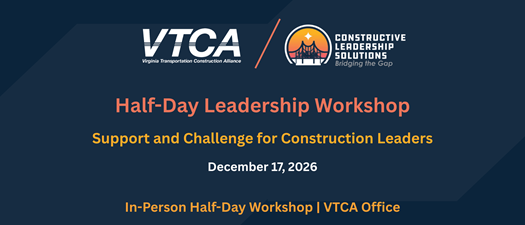 Support and Challenge for Construction Leaders Workshop