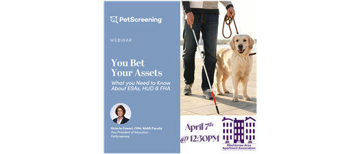 You Bet Your Assets! With PetScreening